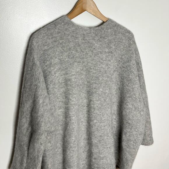 STORQ Mama + BB Nursing Cardigan Gray XL/2XL Alpaca Blend Cozy Sweater Pockets - Picture 5 of 7